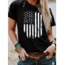 T-shirt flag print