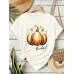 T-shirt short sleeved female pumpkin