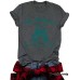 Short sleeved women's t-shirt raccoon
