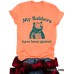 Short sleeved women's t-shirt raccoon