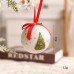 Christmas Ball Ornament Snowman Foam Ball Hanging Decoration Christmas Tree Decorative Pendant Custom