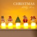 LED Electronic Candle Light Christmas Tree Santa Claus Snowman Creative Candle Night Light Decorative Ornament