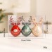 Christmas Decorations Red White Green Polka Dot Christmas Balls Hand Painted Plastic Christmas Tree Ornaments