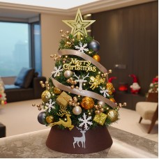 Christmas Mini Desktop Christmas Tree Decor, DIY Holiday Ornament for Home Decoration