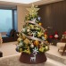 Christmas Mini Desktop Christmas Tree Decor, DIY Holiday Ornament for Home Decoration