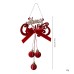 Christmas Bell Plush Ornament Nordic Style Hanging Decoration for Window and Holiday Decor