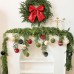 Santa Yuan New Velvet Beaded Christmas Ball Ornaments 8CM/12PCS Christmas Decorations Window Hanging Decor