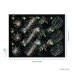 Santa Yuan New Velvet Beaded Christmas Ball Ornaments 8CM/12PCS Christmas Decorations Window Hanging Decor