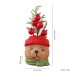 Santa Claus, Snowman Resin Christmas Decoration Figurines, Christmas Elf Dolls, Resin Christmas Ornament Display Items, Wholesale