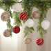 Christmas Ball Pearl Foam Ornament 8CM Christmas Tree Decoration Hanging Ball Holiday Decorative Accessory