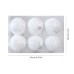 Christmas Ball Pearl Foam Ornament 8CM Christmas Tree Decoration Hanging Ball Holiday Decorative Accessory