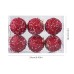 Christmas Ball Pearl Foam Ornament 8CM Christmas Tree Decoration Hanging Ball Holiday Decorative Accessory