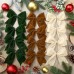 Christmas Bow Decoration DIY Red Fabric Christmas Tree Wreath Decorative Bow Ornament