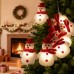 Non woven snowman Christmas light LED string