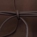 Round neck long sleeved belt solid color top for women