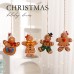 Christmas Decoration Santa Claus Snowman Gingerbread Man Small Ornaments Add Festive Atmosphere
