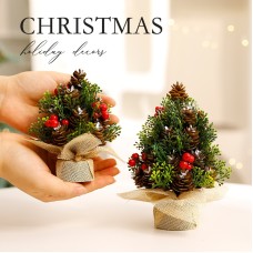Mini Christmas Tree Decorative Tabletop Ornament for Christmas Holiday