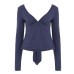 Waist-Accentuating High-Waist Stylish Look Women's Top