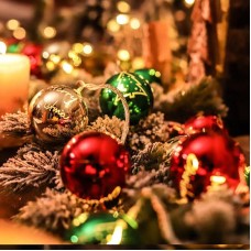 Christmas electroplated ball Christmas light LED string