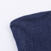 Strapless collar sleeveless asymmetrical denim dress for women