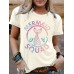 Printed short sleeved mermaid