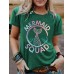 Printed short sleeved mermaid