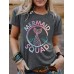 Printed short sleeved mermaid