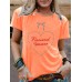 Short sleeved heart-shaped letters