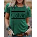 Short sleeved Calvin