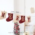 Christmas Pull Banner Decorations Festival Banner Party Decoration Wooden Christmas Flag Garland Christmas Decorations 