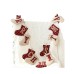 Christmas Pull Banner Decorations Festival Banner Party Decoration Wooden Christmas Flag Garland Christmas Decorations 