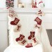 Christmas Pull Banner Decorations Festival Banner Party Decoration Wooden Christmas Flag Garland Christmas Decorations 