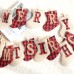 Christmas Pull Banner Decorations Festival Banner Party Decoration Wooden Christmas Flag Garland Christmas Decorations 