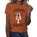 Short sleeved chicken pattern print