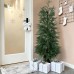 Faux Cedar Tabletop Christmas Tree Decor 70/90CM Indoor Outdoor Holiday Decoration