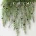 Faux Green Plant Hanging Vine Basket, Christmas Decoration Hanging Ornament