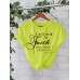 Short sleeved inspirational quotes from women's beliefs
