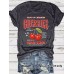Short sleeved women's T-shirt Cherry