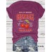 Short sleeved women's T-shirt Cherry