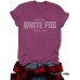Short sleeved t-shirt women's slogan round neck short sleeved shirt