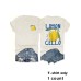 Printed short sleeved lemon