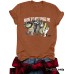 Printed short sleeved monster print