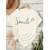 Smile's new short sleeved women's clothing