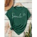 Smile's new short sleeved women's clothing