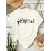 Printed short sleeved note new style for women