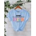Round neck short sleeved women's pure cotton Dior print