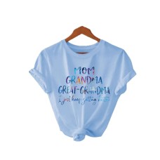 Short sleeved mom grandma Short sleeved mom grandma