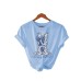 Rabbit new short sleeved women's clothing