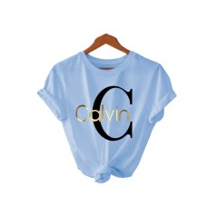 Printed short sleeved Calvin