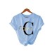 Printed short sleeved Calvin